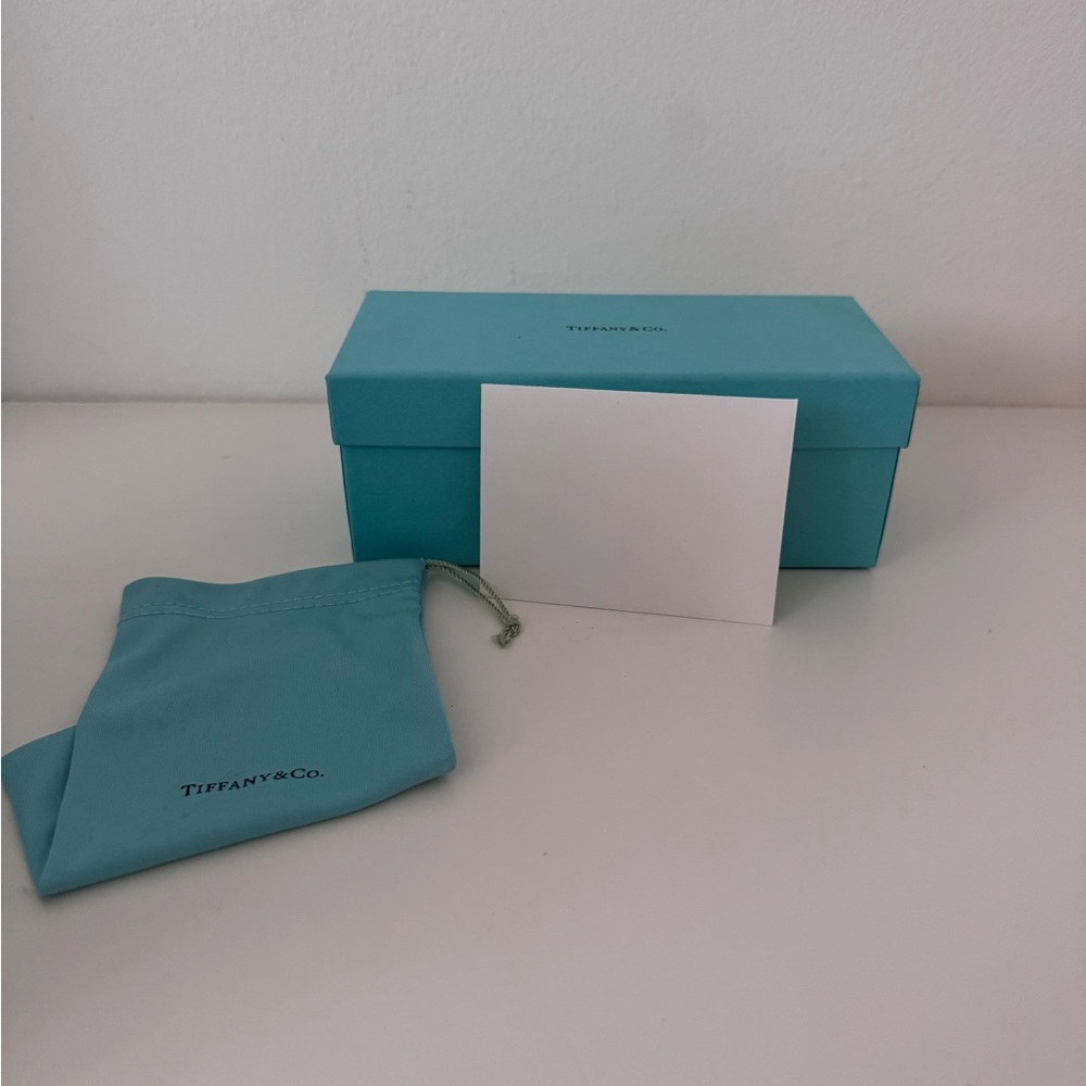 Tiffany & Co. Turquoise Eyeglass Box and Pouch Set